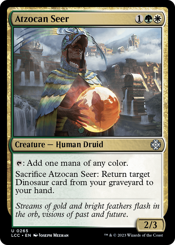 Atzocan Seer [The Lost Caverns of Ixalan Commander] | I Want That Stuff Brandon