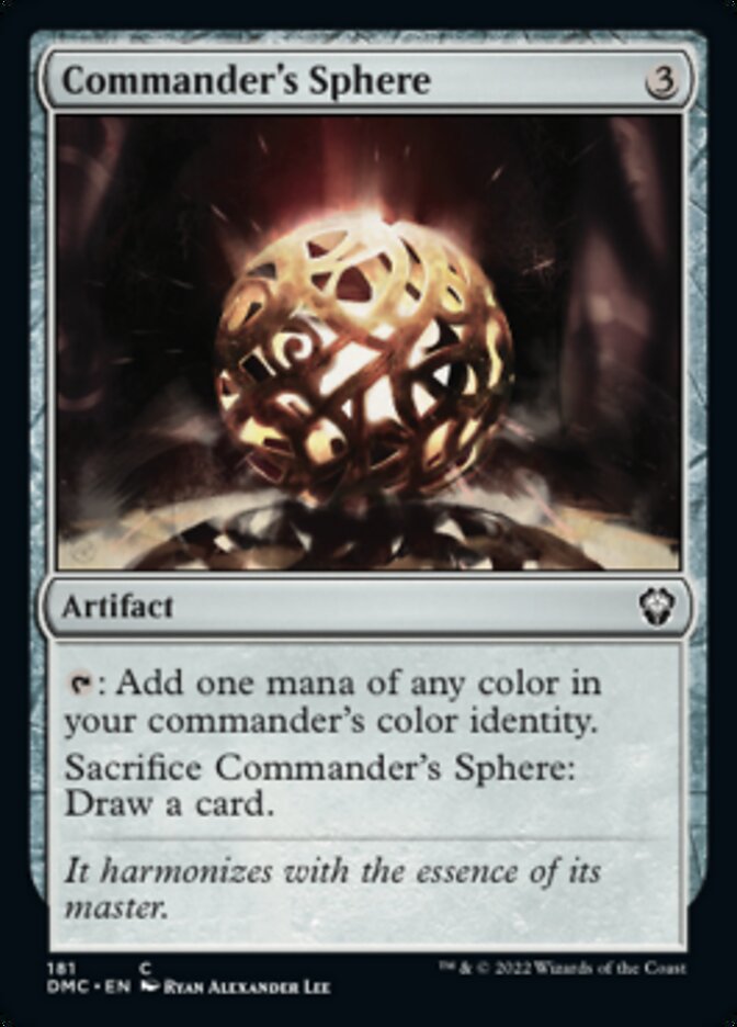 Commander's Sphere [Dominaria United Commander] | I Want That Stuff Brandon