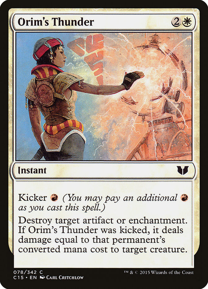 Orim's Thunder [Commander 2015] | I Want That Stuff Brandon