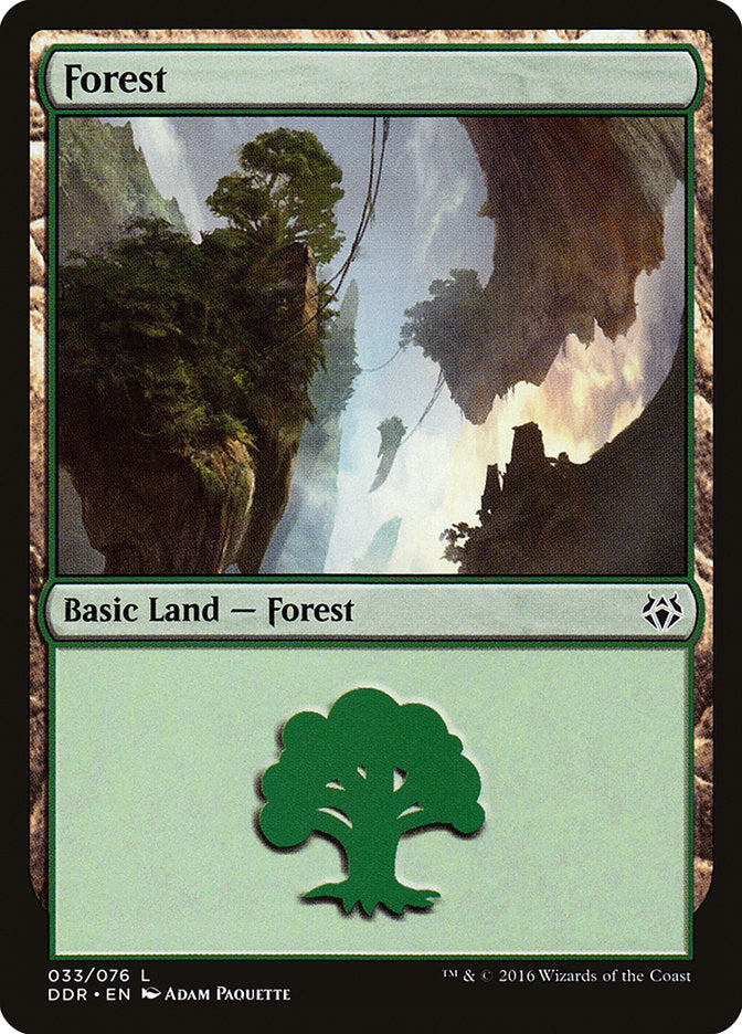 Forest (33) [Duel Decks: Nissa vs. Ob Nixilis] | I Want That Stuff Brandon