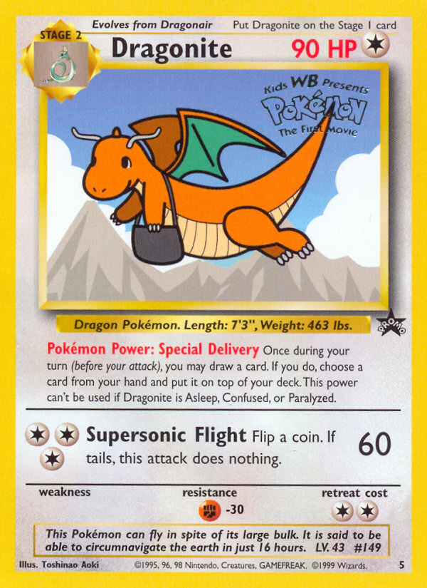 Dragonite (5) [Wizards of the Coast: Black Star Promos] | I Want That Stuff Brandon