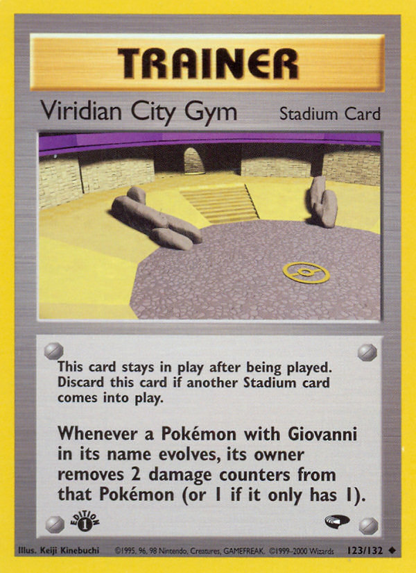 Viridian City Gym (123/132) [Gym Challenge 1st Edition] | I Want That Stuff Brandon
