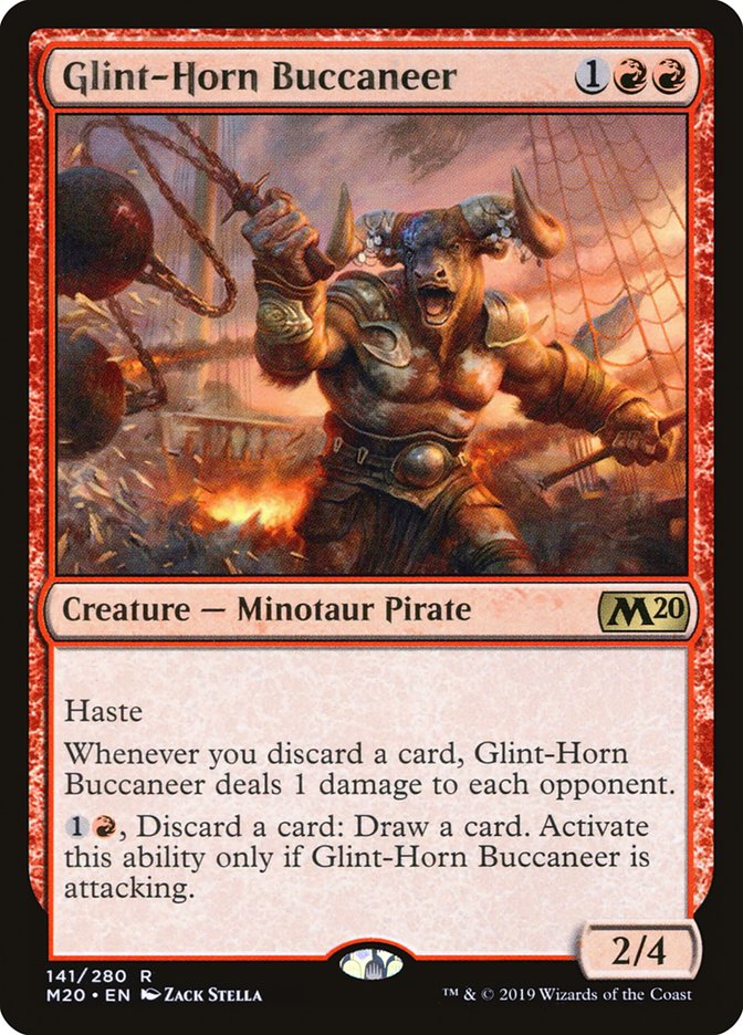 Glint-Horn Buccaneer [Core Set 2020] | I Want That Stuff Brandon