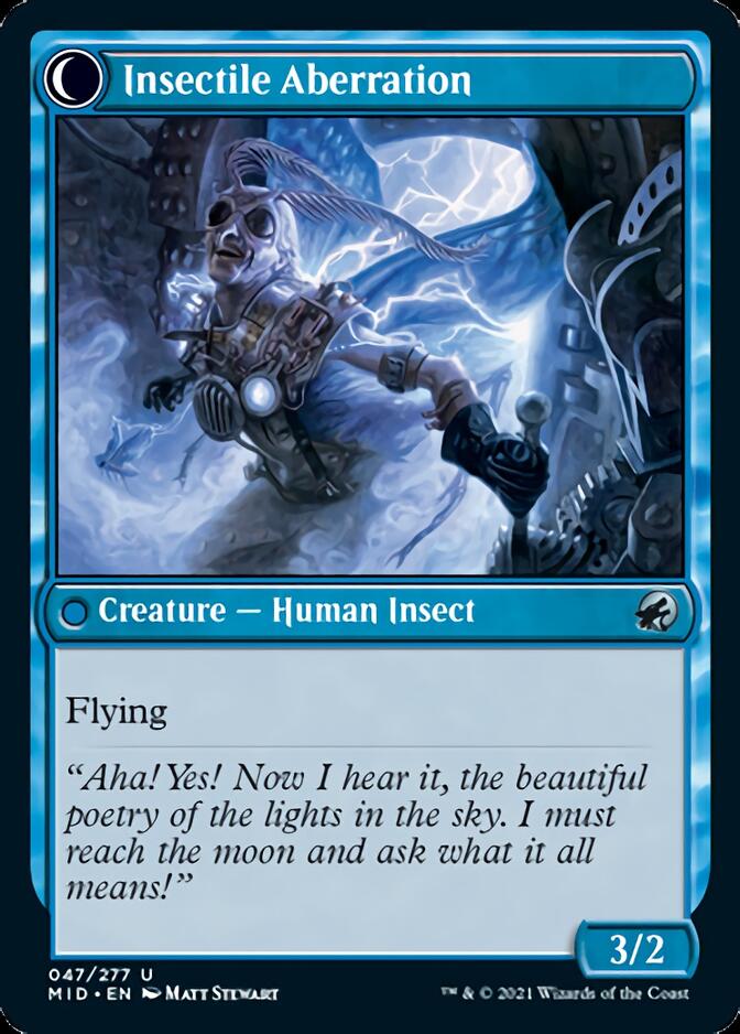 Delver of Secrets // Insectile Aberration [Innistrad: Midnight Hunt] | I Want That Stuff Brandon