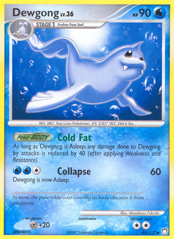 Dewgong (45/123) [Diamond & Pearl: Mysterious Treasures] | I Want That Stuff Brandon