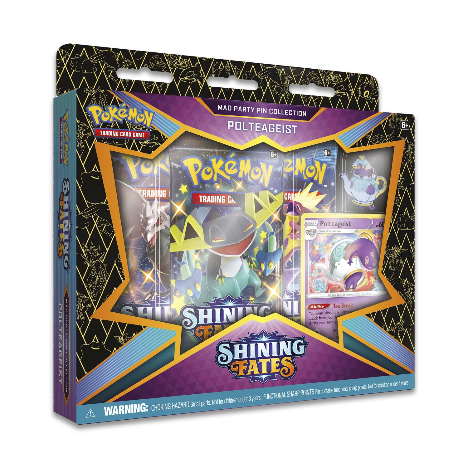 Shining Fates - Mad Party Pin Collection (Polteageist) | I Want That Stuff Brandon