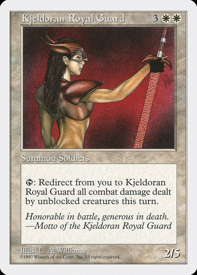 Kjeldoran Royal Guard [Fifth Edition] | I Want That Stuff Brandon