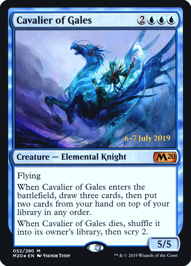 Cavalier of Gales [Core Set 2020 Prerelease Promos] | I Want That Stuff Brandon