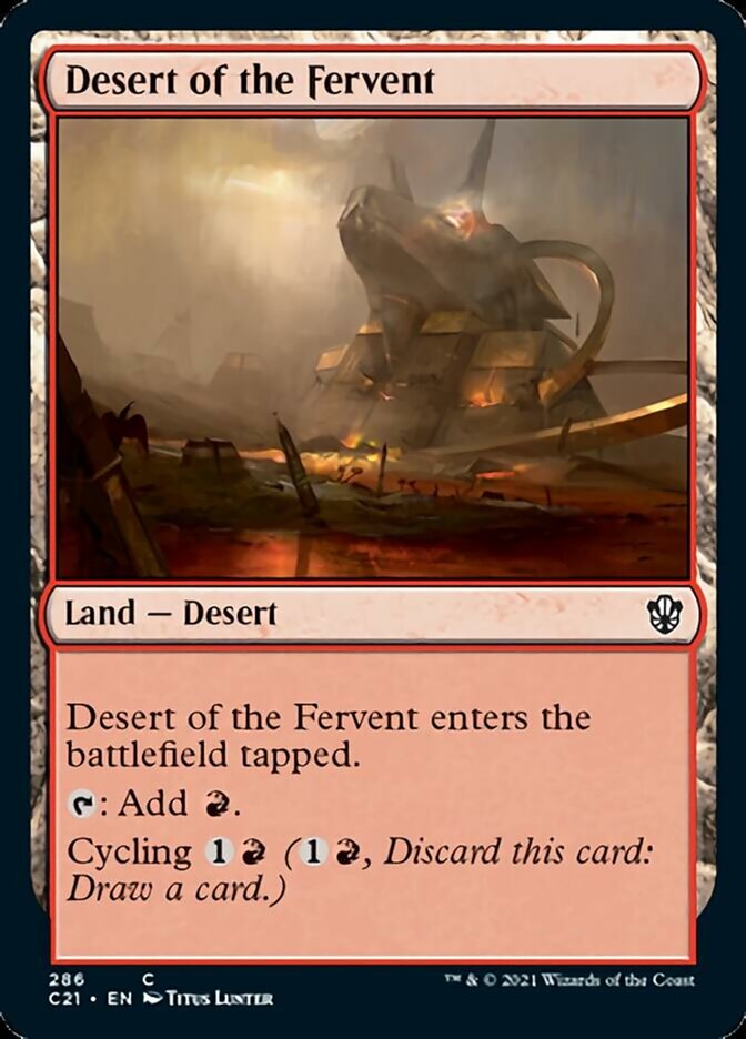 Desert of the Fervent [Commander 2021] | I Want That Stuff Brandon