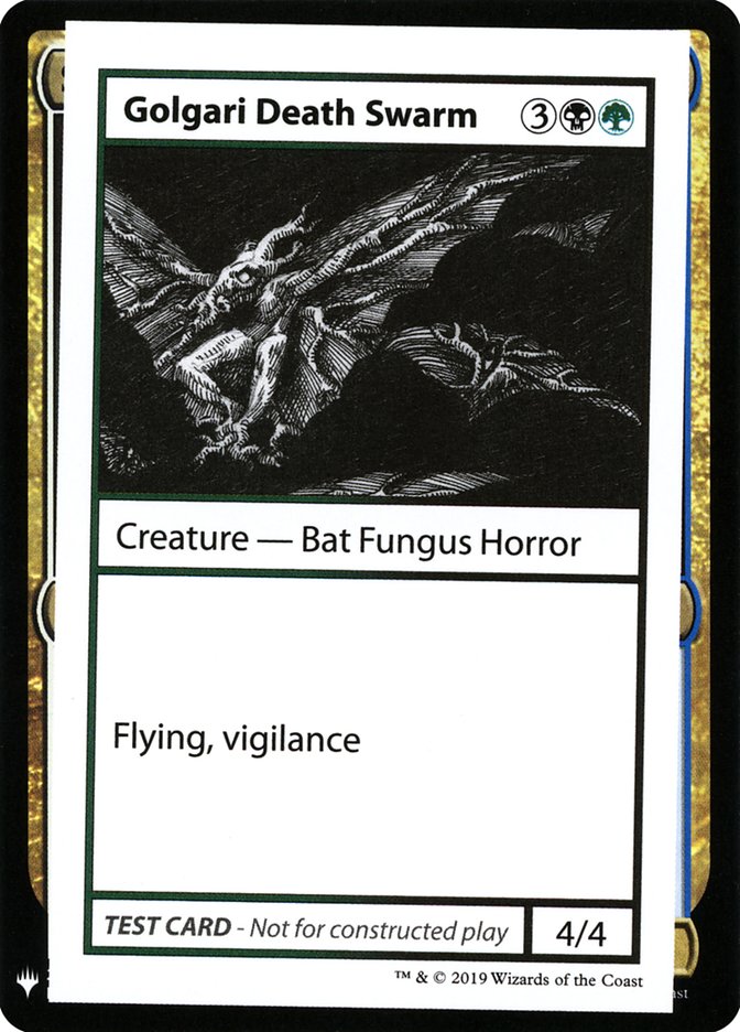 Golgari Death Swarm [Mystery Booster Playtest Cards] | I Want That Stuff Brandon