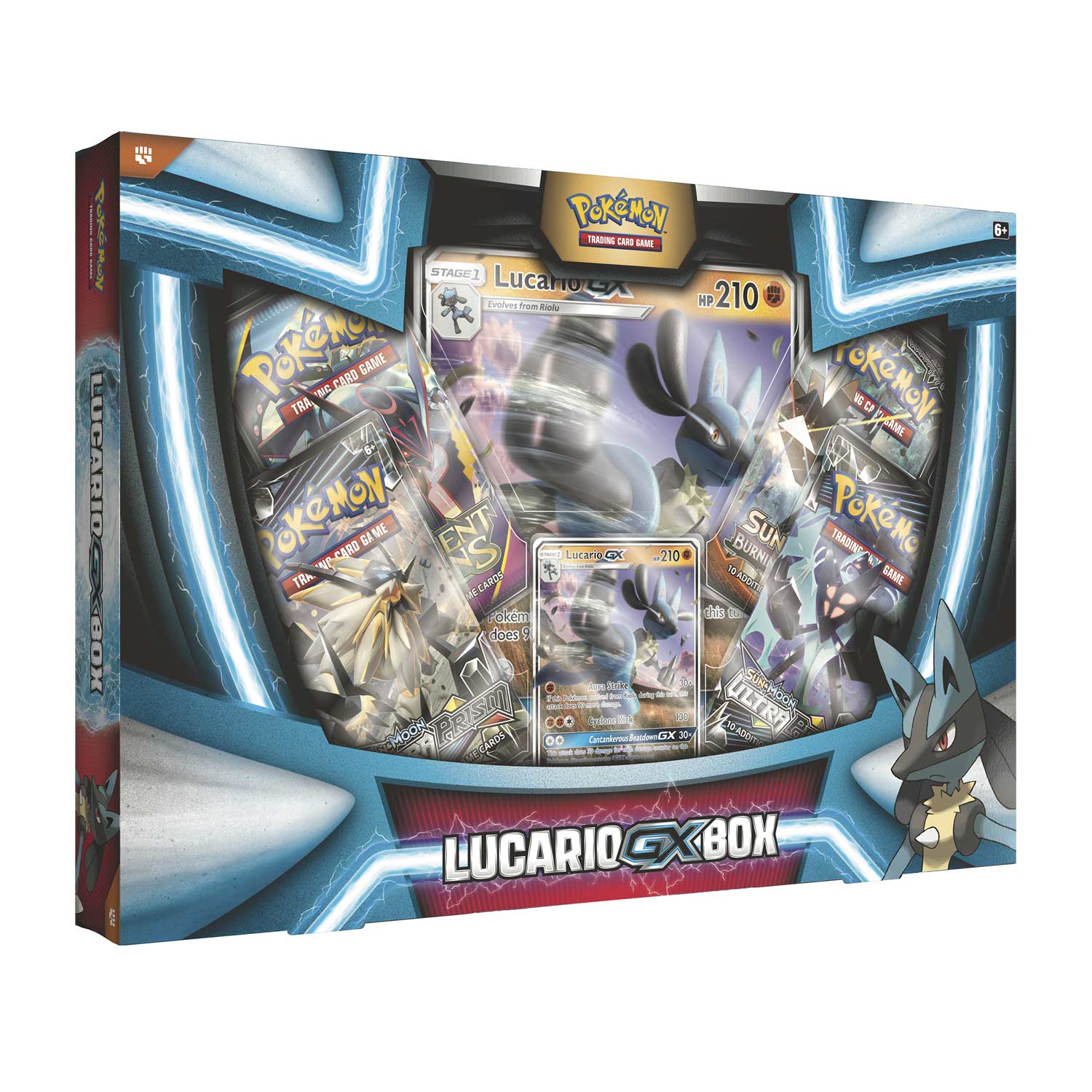 Sun & Moon: Ultra Prism - Lucario GX Box | I Want That Stuff Brandon