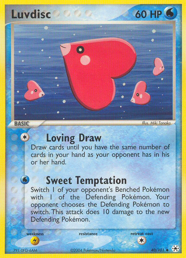 Luvdisc (40/101) [EX: Hidden Legends] | I Want That Stuff Brandon