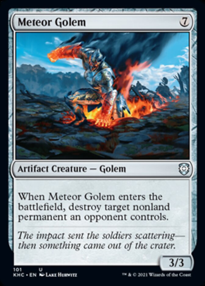 Meteor Golem [Kaldheim Commander] | I Want That Stuff Brandon
