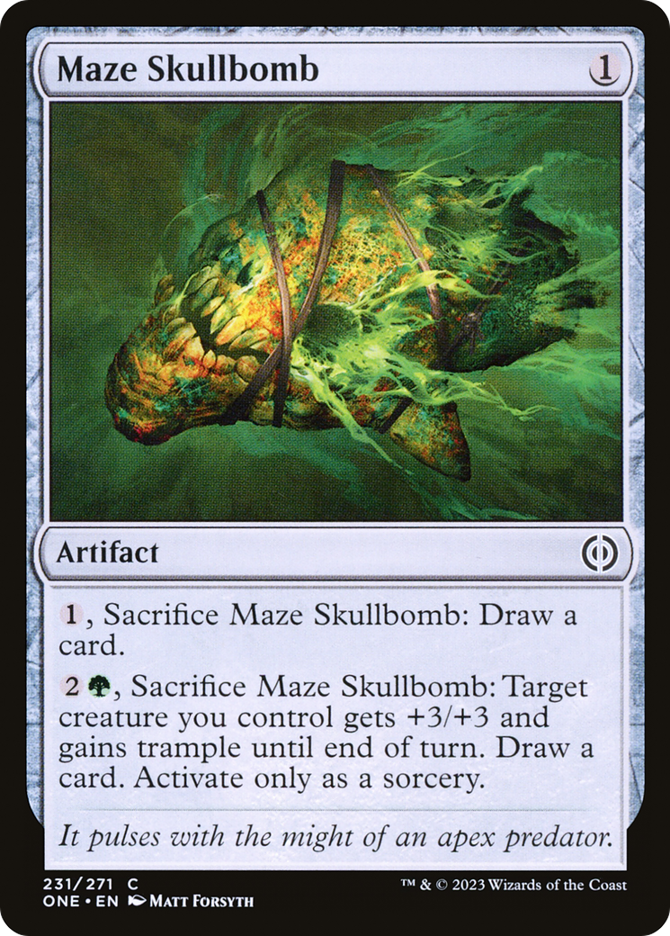 Maze Skullbomb [Phyrexia: All Will Be One] | I Want That Stuff Brandon