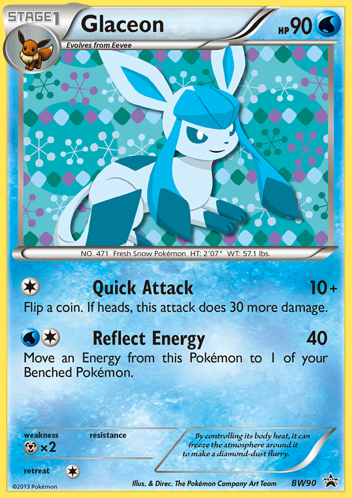 Glaceon (BW90) [Black & White: Black Star Promos] | I Want That Stuff Brandon