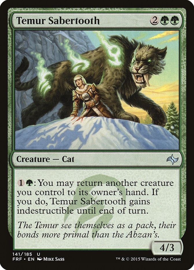 Temur Sabertooth [Fate Reforged] | I Want That Stuff Brandon