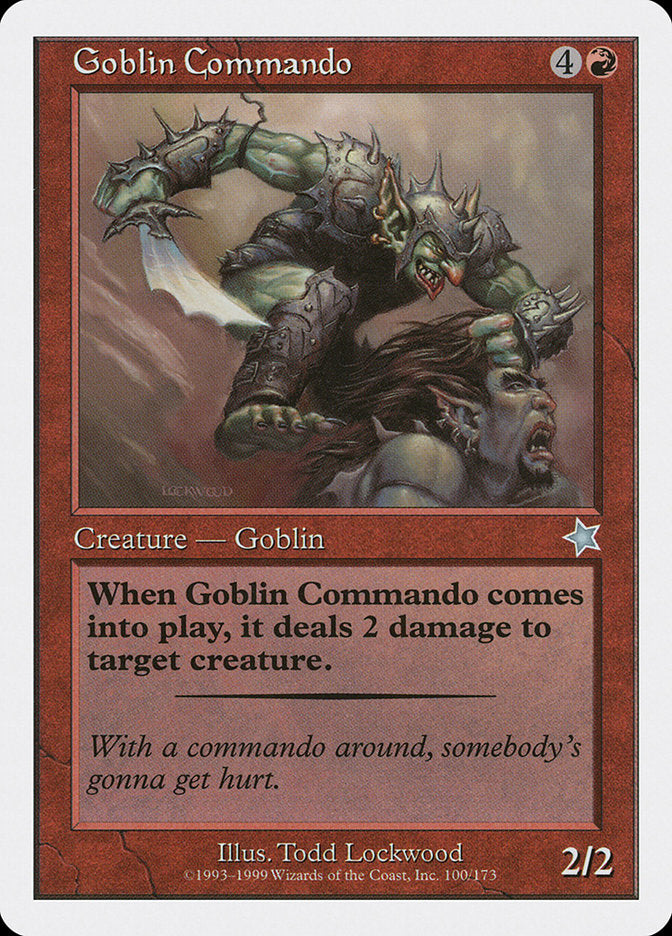 Goblin Commando [Starter 1999] | I Want That Stuff Brandon