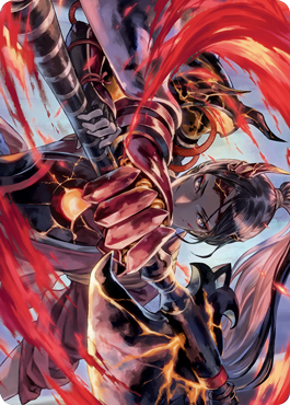 Risona, Asari Commander Art Card [Kamigawa: Neon Dynasty Art Series] | I Want That Stuff Brandon