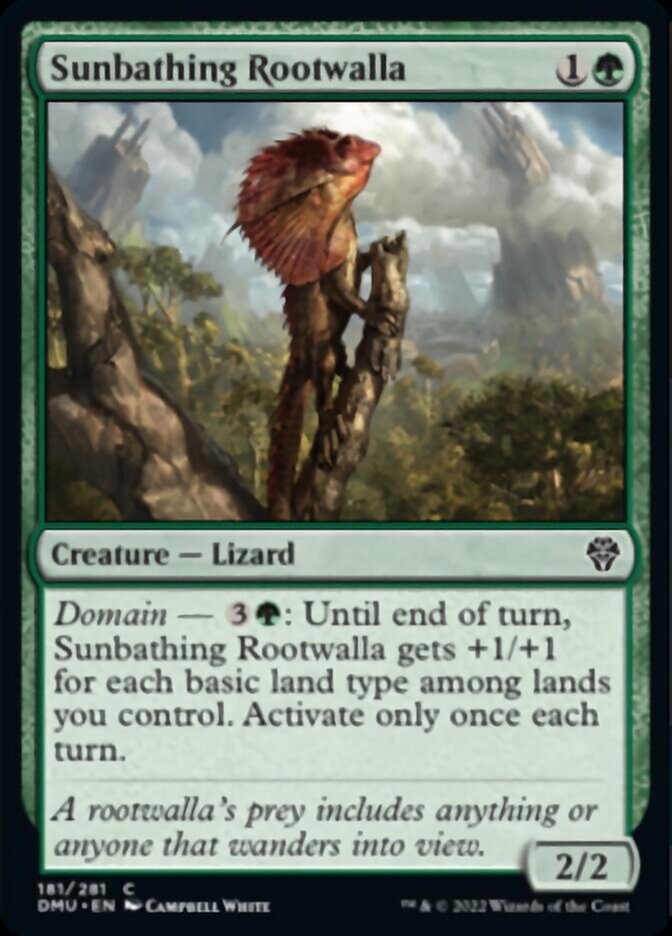 Sunbathing Rootwalla [Dominaria United] | I Want That Stuff Brandon