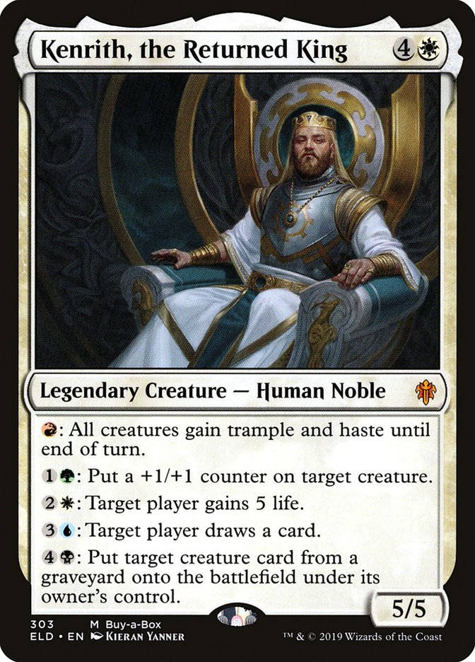 Kenrith, the Returned King (Buy-A-Box) [Throne of Eldraine Promos] | I Want That Stuff Brandon