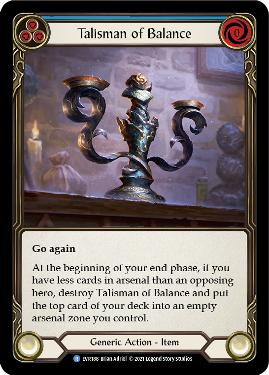 Talisman of Balance [EVR188] (Everfest)  1st Edition Normal | I Want That Stuff Brandon