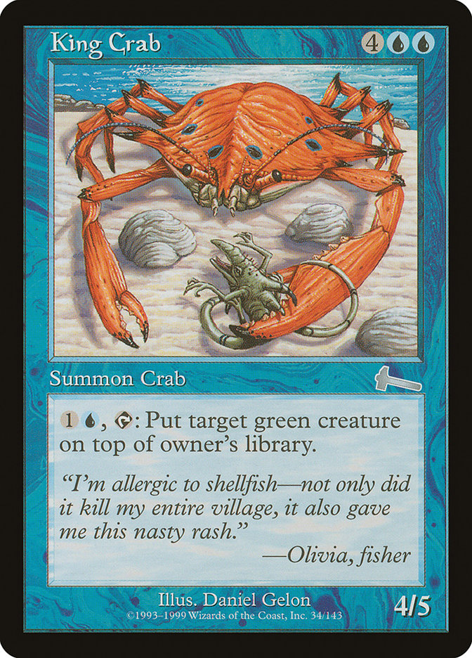 King Crab [Urza's Legacy] | I Want That Stuff Brandon