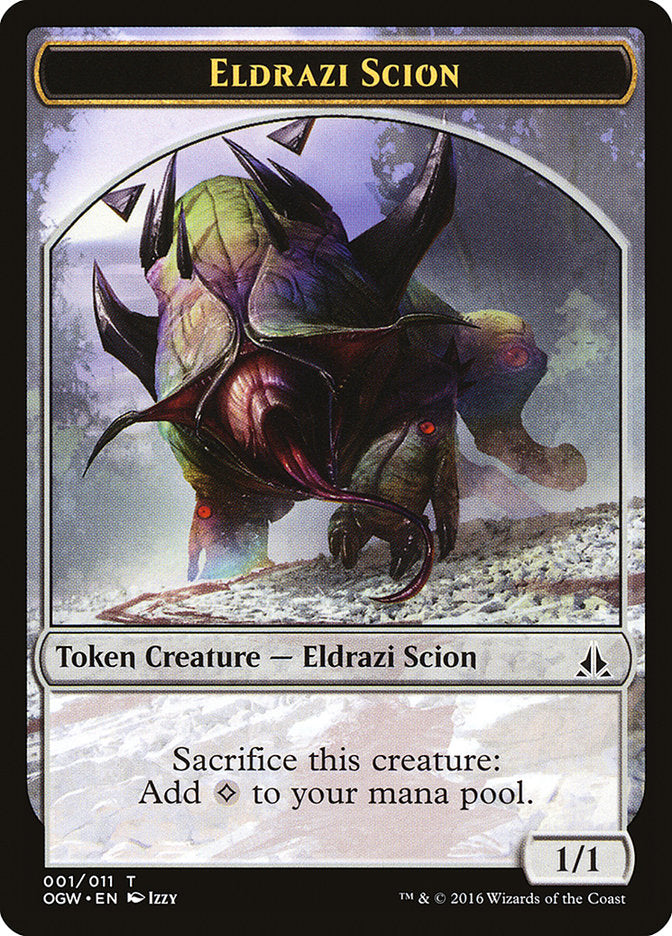 Eldrazi Scion Token (001/011) [Oath of the Gatewatch Tokens] | I Want That Stuff Brandon