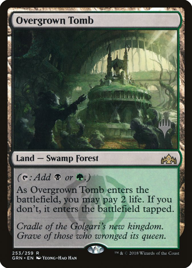 Overgrown Tomb (Promo Pack) [Guilds of Ravnica Promos] | I Want That Stuff Brandon