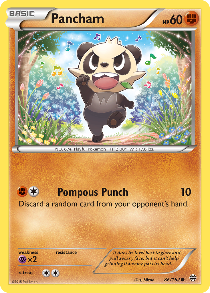 Pancham (86/162) [XY: BREAKthrough] | I Want That Stuff Brandon