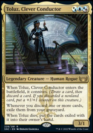 Toluz, Clever Conductor (Promo Pack) [Streets of New Capenna Promos] | I Want That Stuff Brandon