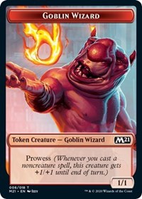 Goblin Wizard // Treasure Double-Sided Token [Core Set 2021 Tokens] | I Want That Stuff Brandon