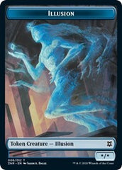 Illusion // Insect Double-Sided Token [Zendikar Rising Tokens] | I Want That Stuff Brandon