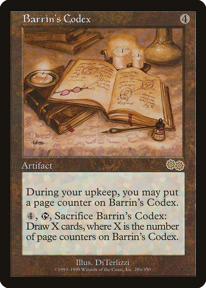 Barrin's Codex [Urza's Saga] | I Want That Stuff Brandon