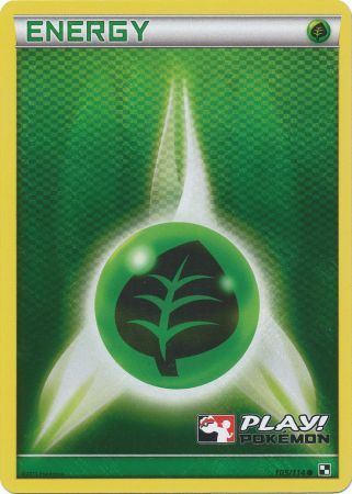 Grass Energy (105/114) (Play Pokemon Promo) [Black & White: Base Set] | I Want That Stuff Brandon