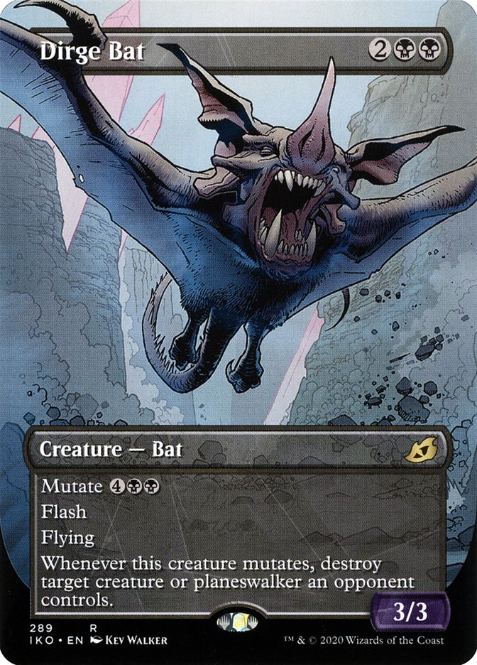 Dirge Bat (Showcase) [Ikoria: Lair of Behemoths] | I Want That Stuff Brandon
