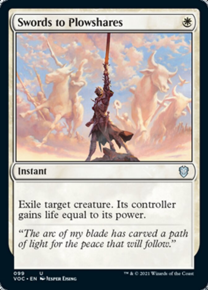 Swords to Plowshares [Innistrad: Crimson Vow Commander] | I Want That Stuff Brandon