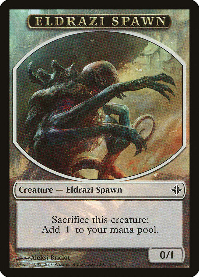 Eldrazi Spawn Token (1a/5) [Rise of the Eldrazi Tokens] | I Want That Stuff Brandon