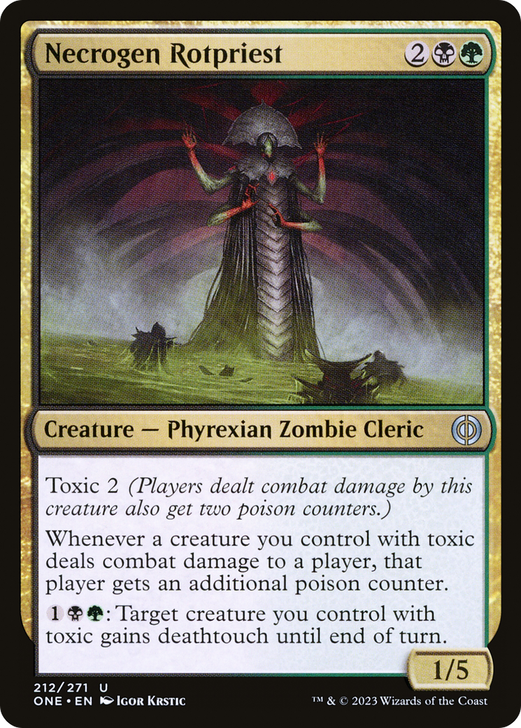 Necrogen Rotpriest [Phyrexia: All Will Be One] | I Want That Stuff Brandon