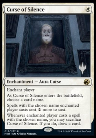 Curse of Silence (Promo Pack) [Innistrad: Midnight Hunt Promos] | I Want That Stuff Brandon