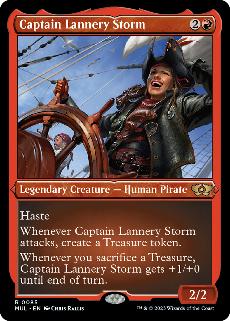 Captain Lannery Storm (Foil Etched) [Multiverse Legends] | I Want That Stuff Brandon