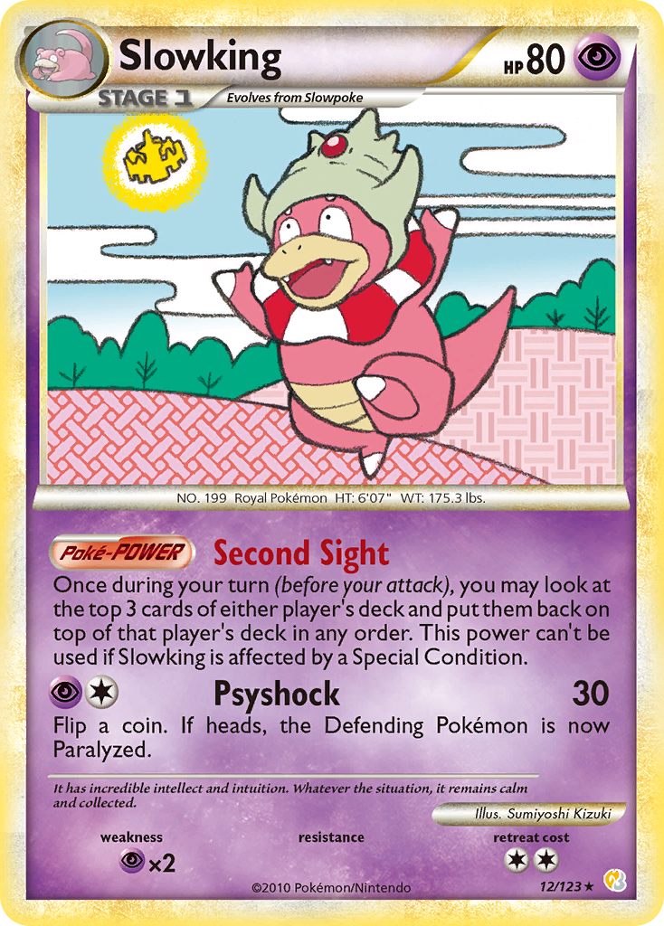 Slowking (12/123) [HeartGold & SoulSilver: Base Set] | I Want That Stuff Brandon