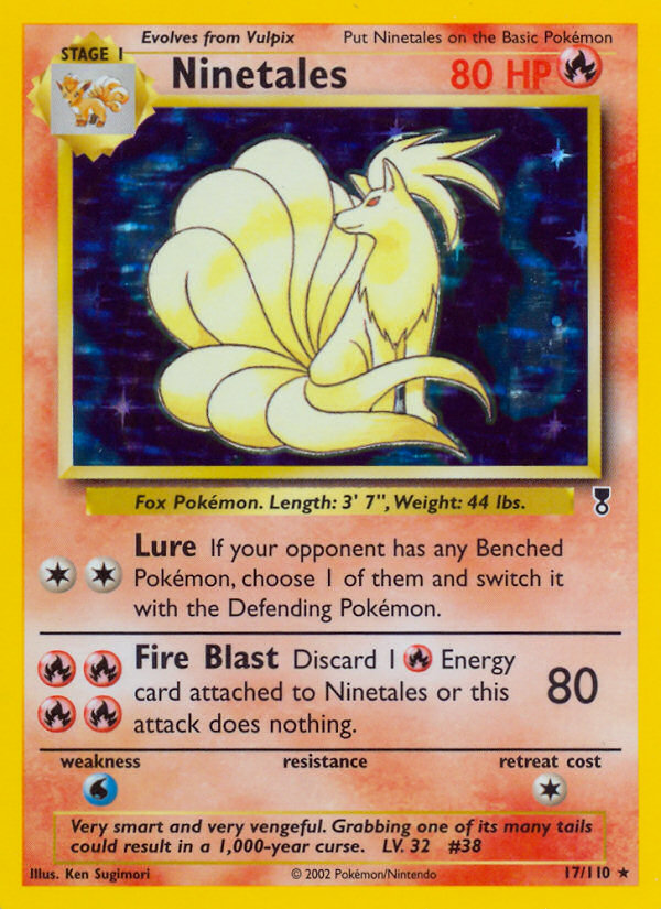 Ninetales (17/110) [Legendary Collection] | I Want That Stuff Brandon