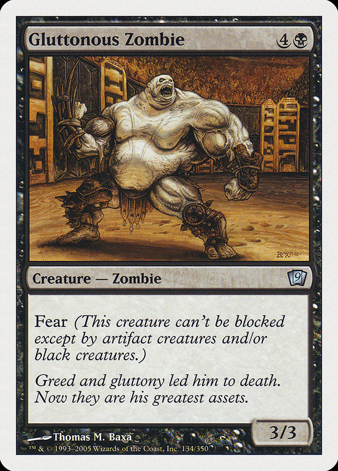 Gluttonous Zombie [Ninth Edition] | I Want That Stuff Brandon