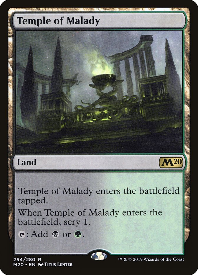 Temple of Malady [Core Set 2020] | I Want That Stuff Brandon