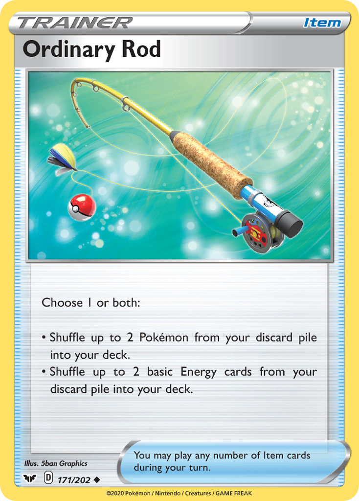 Ordinary Rod (171/202) [Sword & Shield: Base Set] | I Want That Stuff Brandon