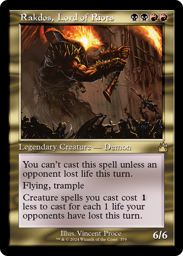 Rakdos, Lord of Riots (Retro Frame) [Ravnica Remastered] | I Want That Stuff Brandon