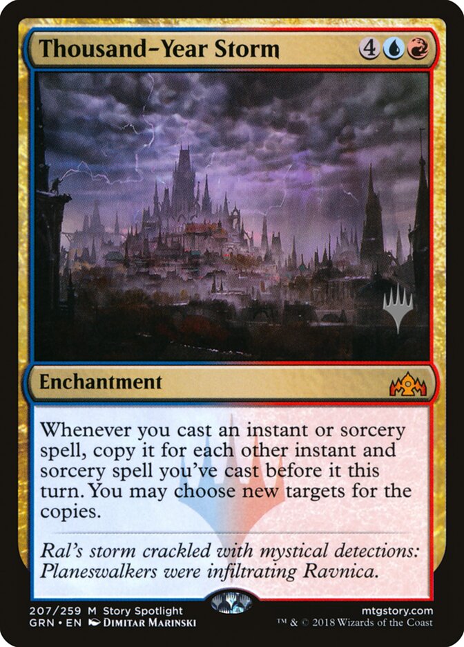 Thousand-Year Storm [Guilds of Ravnica Promos] | I Want That Stuff Brandon