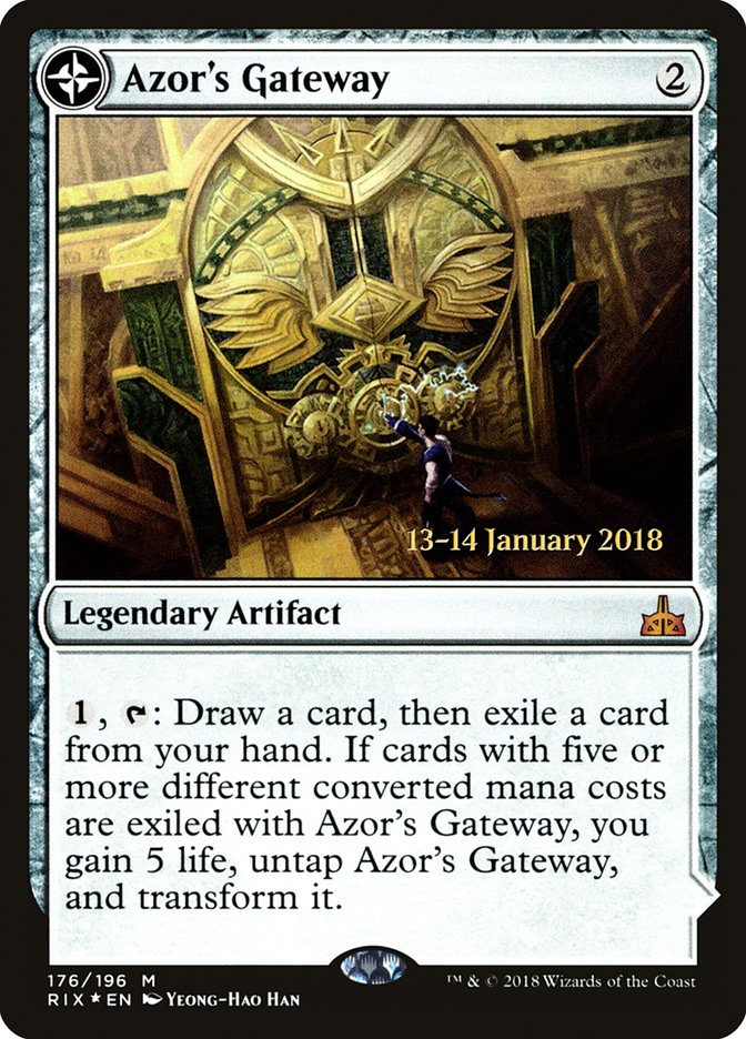 Azor's Gateway // Sanctum of the Sun [Rivals of Ixalan Prerelease Promos] | I Want That Stuff Brandon