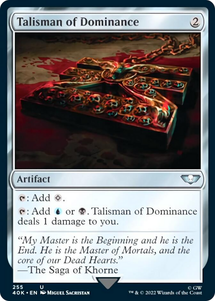 Talisman of Dominance (255) (Surge Foil) [Warhammer 40,000] | I Want That Stuff Brandon