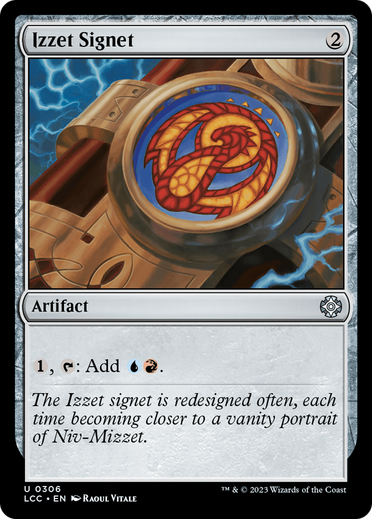 Izzet Signet [The Lost Caverns of Ixalan Commander] | I Want That Stuff Brandon